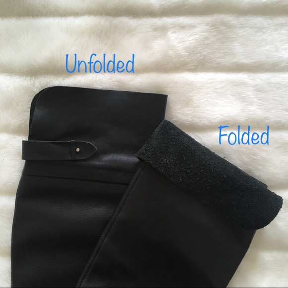 Guess Black Leather OTK Boots - Picture 4 of 12